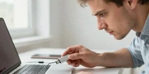 clé usb ne s'affiche pas