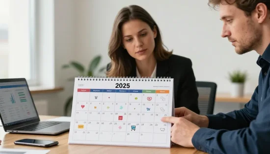 calendrier commercial 2025
