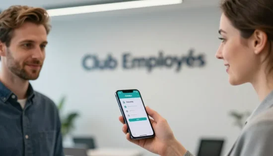 club employés application android