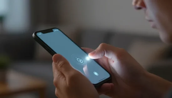 lampe torche sur portable